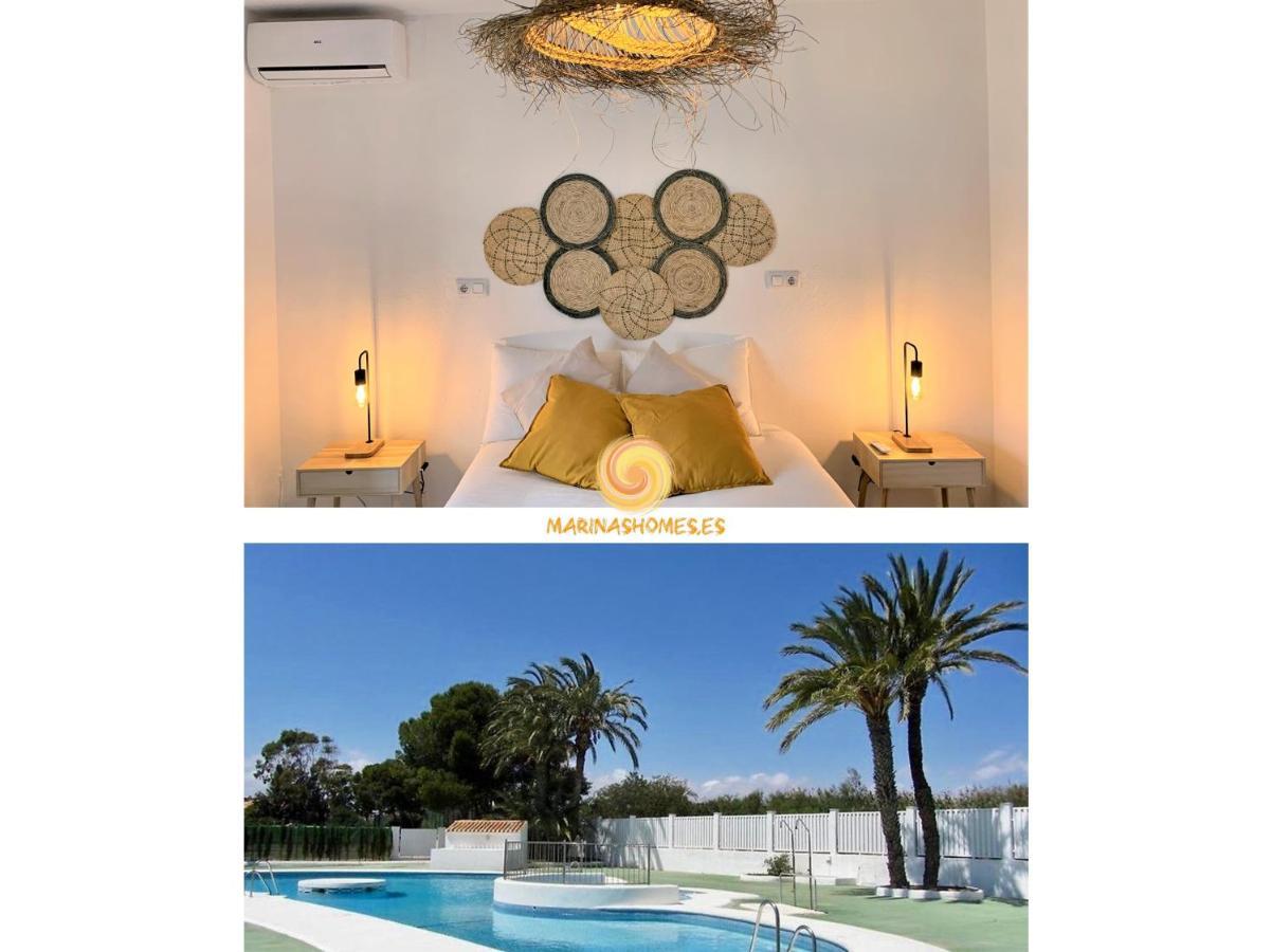 Eonia Marinas-Duplex Con Porche En Primera Linea! Vera Bagian luar foto